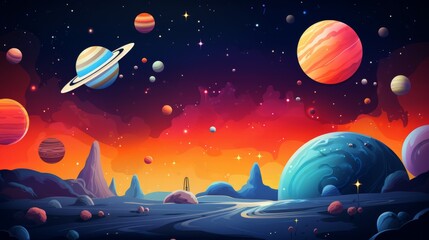 planets in the space