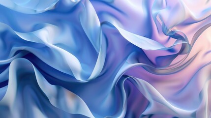 Fototapeta premium Peach and violet fabric folds texture. Silk satin fabric backdrop with copy space.