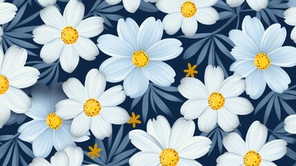 Amazing view of colorful flowering in the garden and green grass landscape Overhead view with copy space and template floral background.