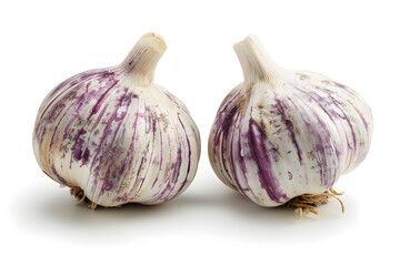 Fototapeta premium Garlic isolated on white background.