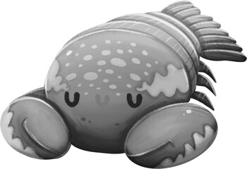 Zodiac Sign - Hand Drawn Illustration - Cancer