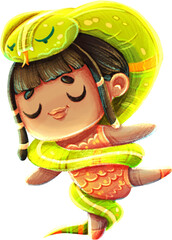 Zodiac Sign - Hand Drawn Illustration - Ophiuchus