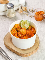 several  profesional food photo on table