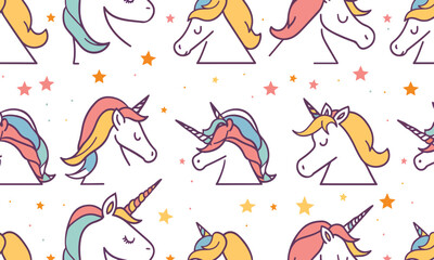 seamless pattern with animals , horse isolated background vector 
