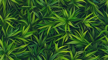 Seamless grass texture, 2d game grass texture, cartoon seamless grass pattern, 2d seamless grass stylized texture