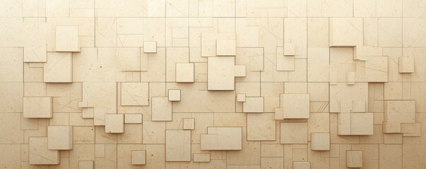 Abstract 3d geometric cubic pattern background texture wall design