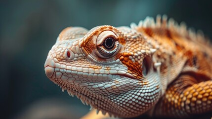 Obraz premium Reptile with a hard protective shell