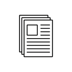 document icon vector resume sign