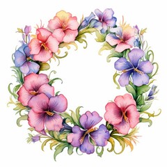 Fototapeta premium Calibrachoa, isolated on white background