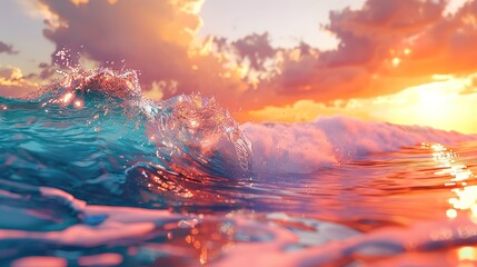 Fototapeta premium Attractive Idyllic travel destination tranquil waters edge beauty in nature reflection