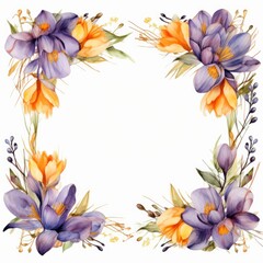 Obraz premium Crocus, isolated on white background