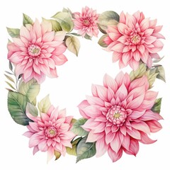 Obraz premium Dahlia, isolated on white background