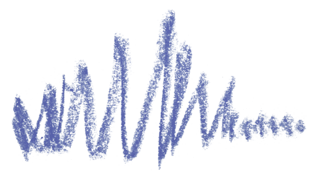 purple pencil strokes isolated on transparent background