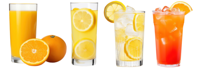 Organic juice drink food set