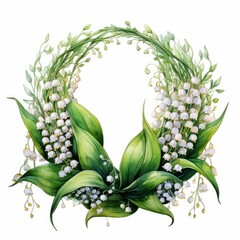 Obraz premium Lily, isolated on white background