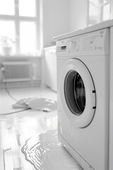 Leaking washing machine