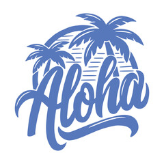 Aloha Hawaii T-Shirt Vector Design © дима селиванов