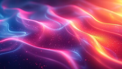 Abstract neon light airy smooth background