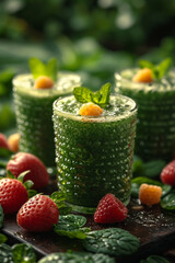 Refreshing Wheatgrass Green Juice