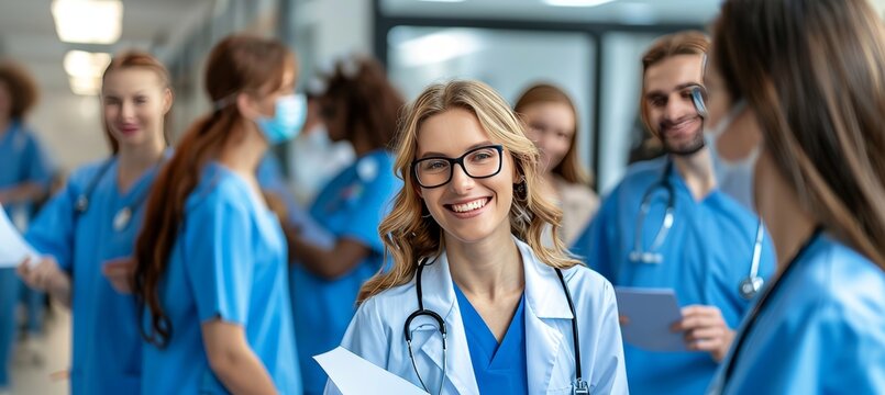 Grateful patient thanks healthcare worker, symbolizing appreciation and positive outcomes