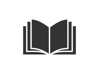 Vector illustration of a library theme icon with book
