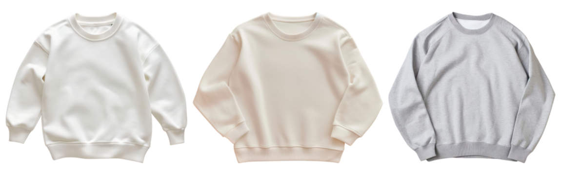 PNG basic autumn sweaters fashion  cut out element set