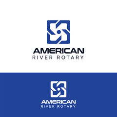 Riverstone Blue Flat Logo Sign Symbol Icon