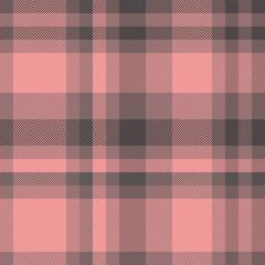 Seamless pattern background of check vector textile with a tartan texture fabric plaid.