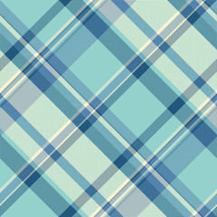 Check fabric seamless of tartan background texture with a textile pattern plaid vector.