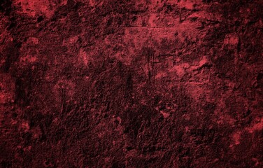 Abstract red cement wall texture and background. Red gradient background. Rich red texture. Abstract red background. Red abstract blurred gradient background