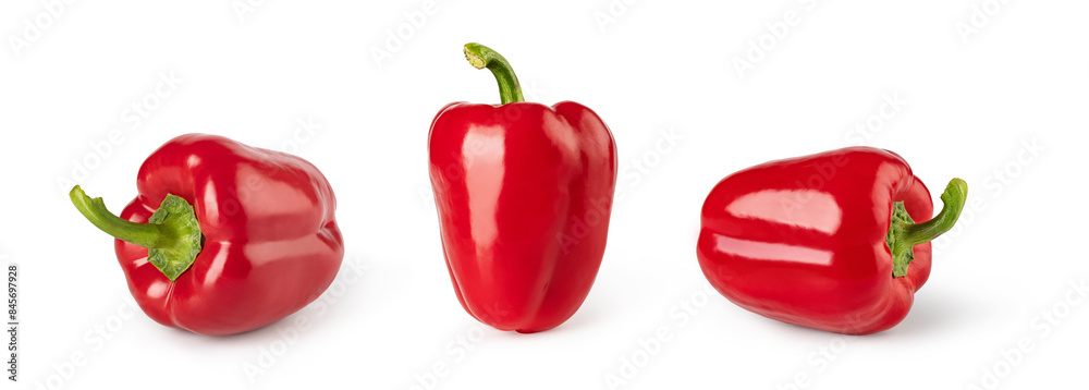 Sticker red bell pepper