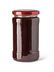 strawberry jam jar