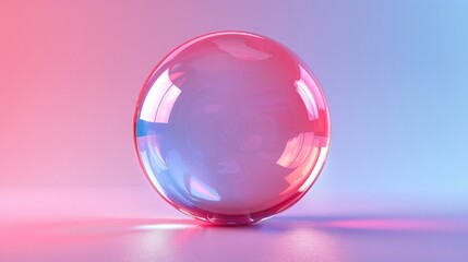 Pink blue egg close-up on table