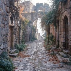 street in the town