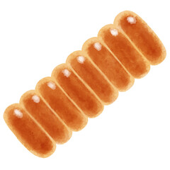 ドイツのパンのイラスト　Einback（アインバック）