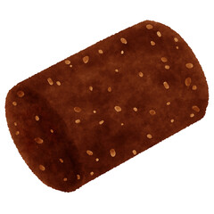ドイツのパンのイラスト　Pumpernickel（プンパニッケル）