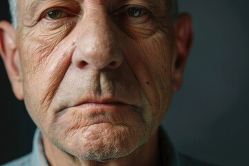 Portrait of a man with a stern facial expression, suitable for use in editorial or corporate settings