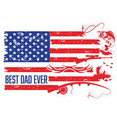 Hunting fishing deer USA american flag svg png, fishing svg, Best Dad ever Fishing and Hunting USA American flag svg png, father day svg png, fishing flag svg png, hunting flag png, Deer Hunting svg