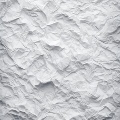 Obraz premium The texture of wrinkled white paper, background for various purposes.