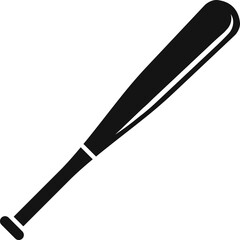 Baseball bat icon in flat style. Vector.