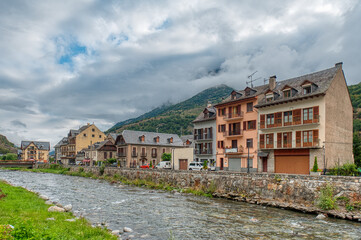 Fototapeta premium Bossost is a Spanish municipality located in the western part of the Aran Valley region, in the province of Lleida, Catalonia.