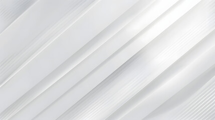 White luxury background with grey shadow diagonal stripes. Light elegant dynamic abstract BG. Trendy geometric neumorphism. Universal minimal 3d sale modern backdrop. Amazing deluxe business template