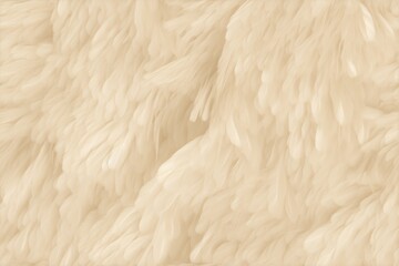 Obraz premium Cream fur background fluffy texture
