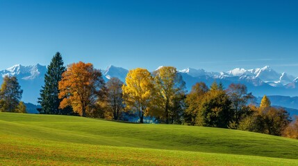 Pure nature:Photo Landscapes with clear skies and bright colors of nature