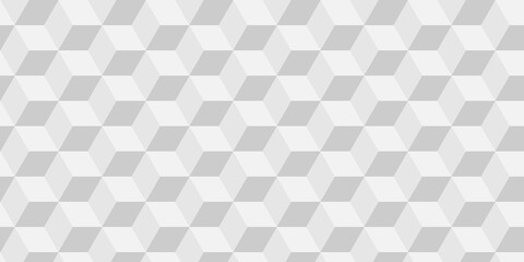 Minimal cubes geometric tile and mosaic wall grid backdrop hexagon technology wallpaper background. white and gray block cube structure backdrop grid triangle texture vintage design.