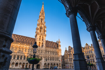 Fototapeta premium Grand Place, or Grote Markt, is the central square of Brussels in Belgium