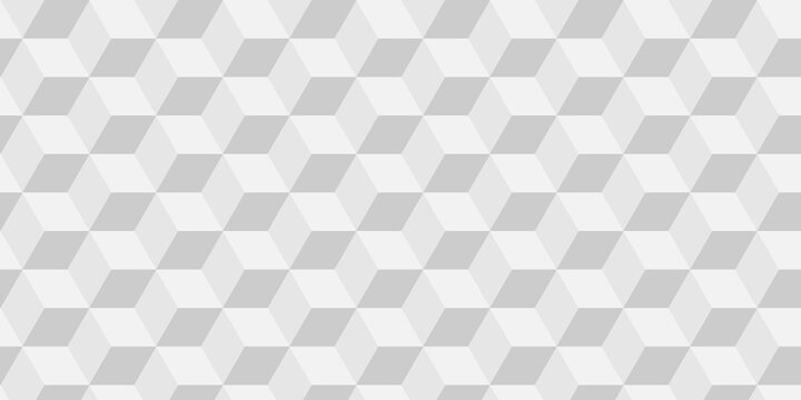 Minimal cubes geometric tile and mosaic wall grid backdrop hexagon technology wallpaper background. white and gray block cube structure backdrop grid triangle texture vintage design.