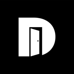 Letter D Door Logo can be used for logo, icon, and etc.