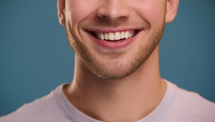 Obraz premium Young man with beautiful smile 