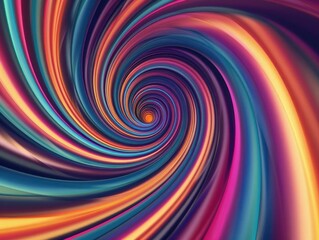 Fototapeta premium Spiral Design Spiraling curved lines, creating a hypnotic and mesmerizing effect